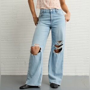 American Eagle Super High Rise Ultra Wide Leg